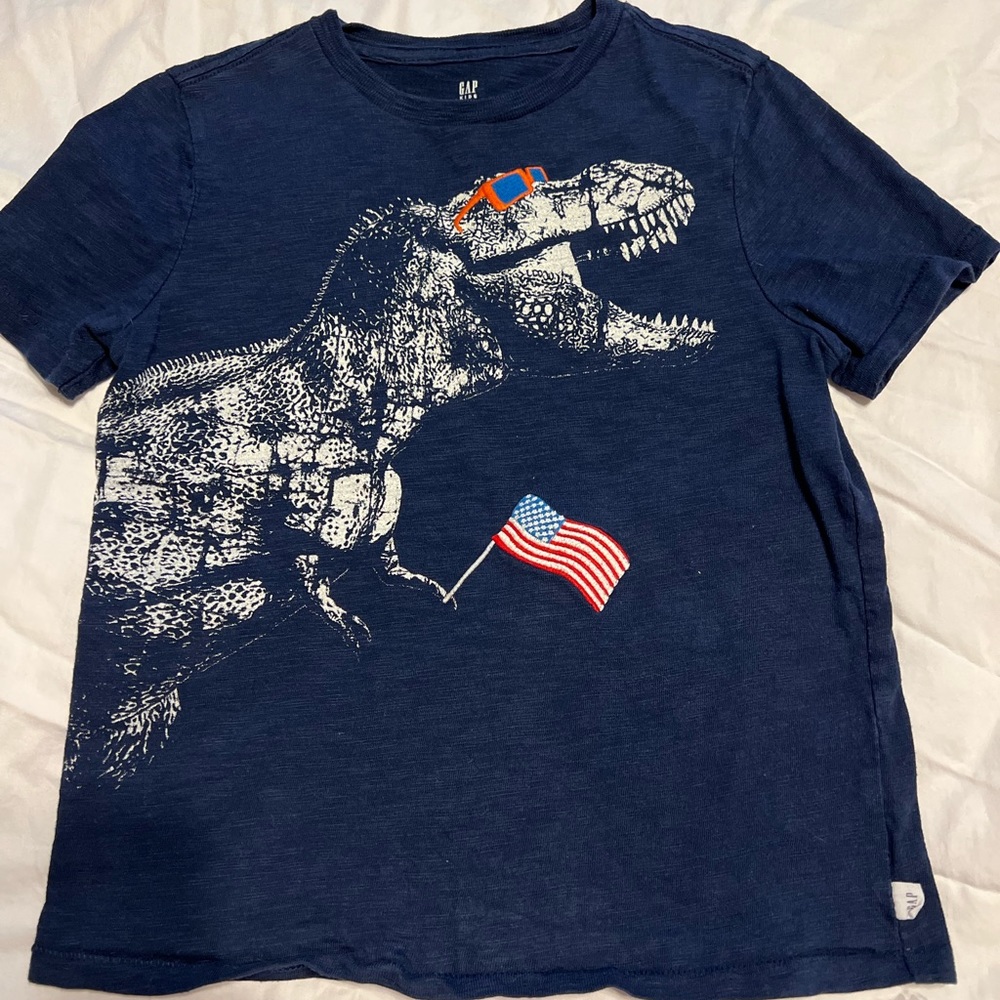 July 4th dinosaur t-shirt